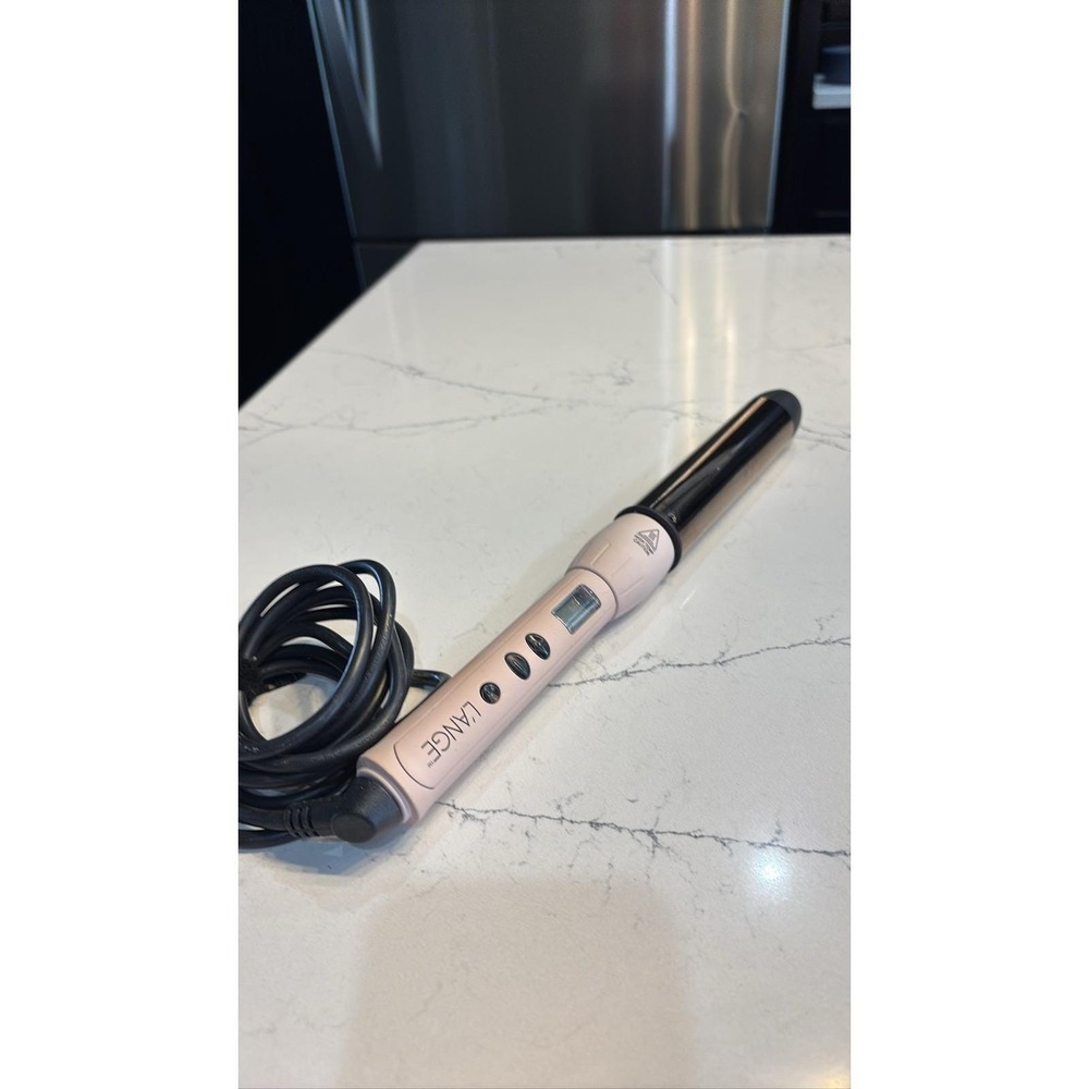 L'ANGE Ondule Titanium Curling Wand 32mm Pink 1 Inch
